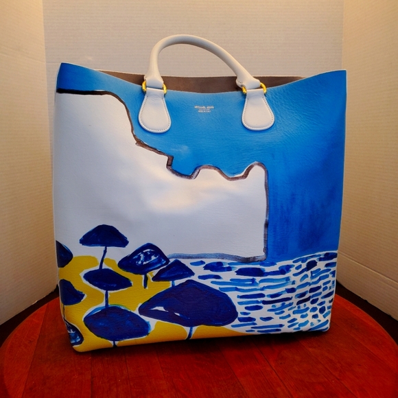 Michael Kohrs Collection Leather Tote Bag - Picture 1 of 7